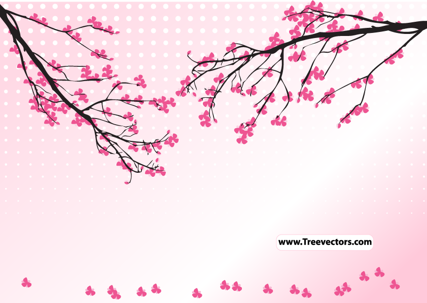 Blossom Tree (124251) Free AI, EPS, SVG Download / 4 Vector